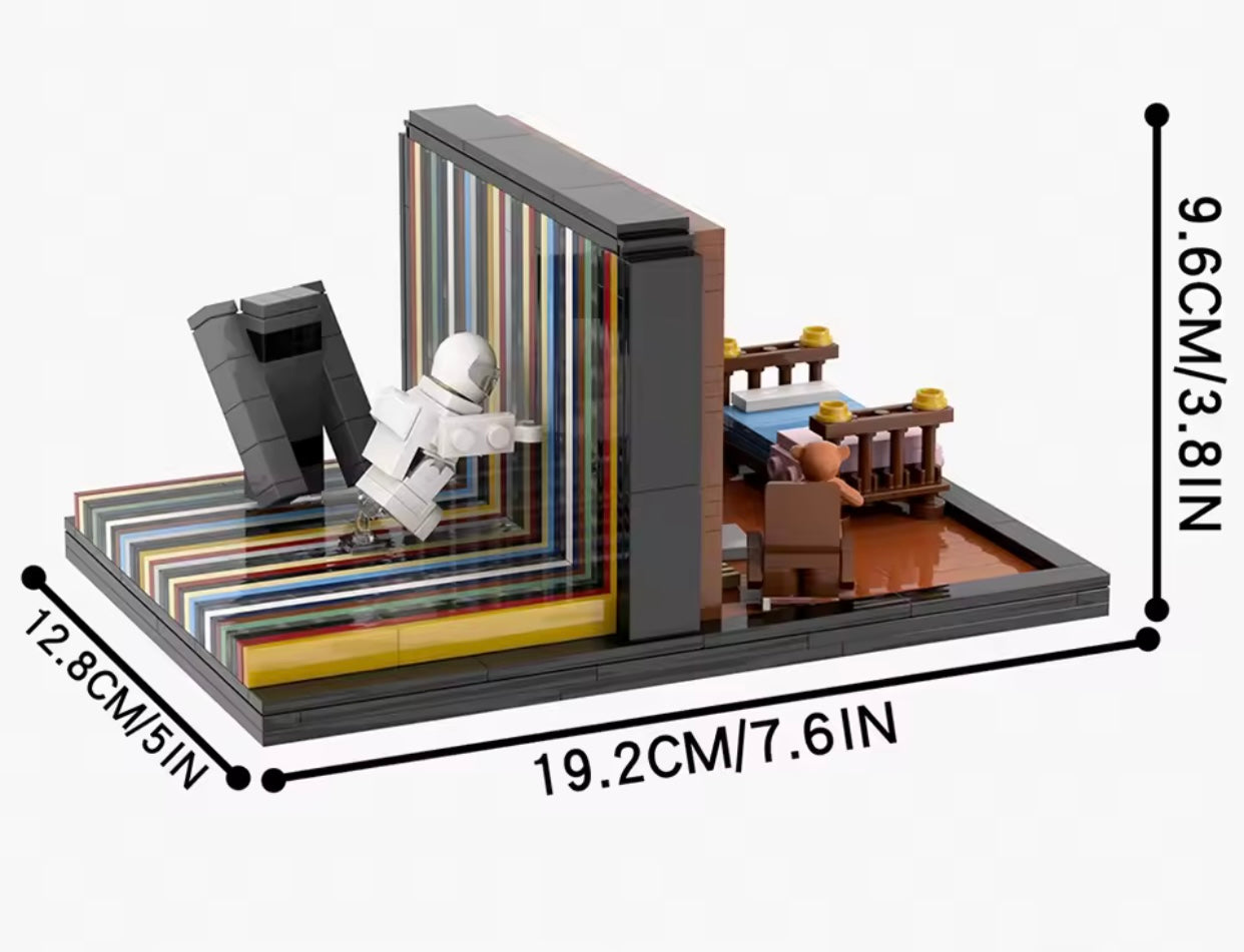 5th Dimension Bookshelf Scene Building Blocks Space